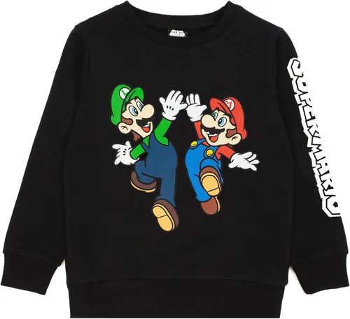 Miniatura 3 de SUPER MARIO Sudadera Luigi Character Gamers - Sudadera de manga larga para niños Negro
