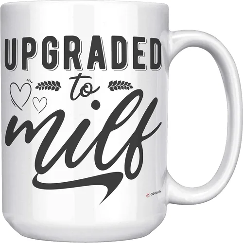 Miniatura 6 de Taza de café divertida para mamá, 11 onzas, color blanco