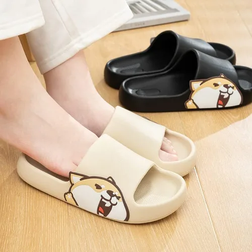 Miniatura 3 de ASONGMAKE Pantuflas acolchadas para mujeres y hombres, antideslizantes, suela gruesa y suave, zapatos de ducha, para interiores y exteriores