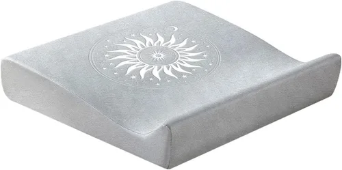 Zafu - Juego de cojines de meditación de terciopelo, espuma de alta densidad, almohadas de piso grandes de 26.4 pulgadas, funda extraíble lavable
