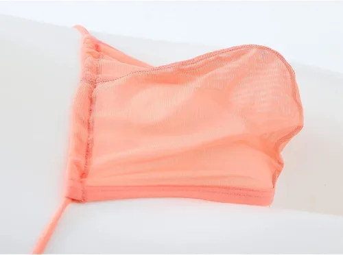 Miniatura 5 de TANBOM Tanga para hombre, con espalda en Y, de tiro bajo, transpirable, cómoda, de nailon, con bolsa