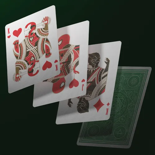 Miniatura 5 de theory11 Cartas de juego Avengers Edición Verde Premium - Juego de cartas de Marvel Studios de The Infinity Saga