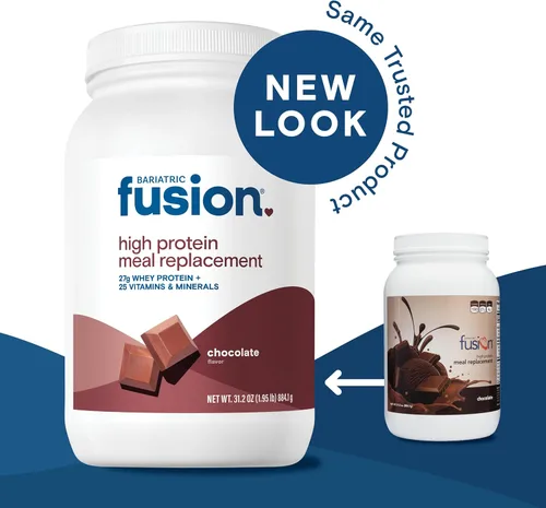 Miniatura 2 de Bariatric Fusion Batido de reemplazo de comida de chocolate con alto contenido de proteínas, 0.95 oz de proteína bariátrica aislado de suero