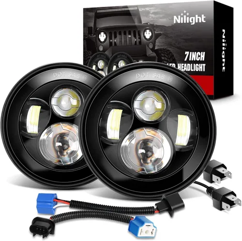 Miniatura 13 de Nilight Conjunto de Luces LED de Niebla de 4 Pulgadas Compatible con 2007 2008 2009 2010 2011 2012 2013 2014 2015 2016 2017 2018 Jeep Wrangler JK