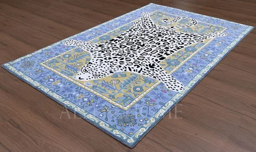 Miniatura 7 de Allen Home - Alfombras tradicionales de lana Duraderas 100% lana, copetudas a mano Alfombras para sala de estar, comedor, dormitorio y Octavia