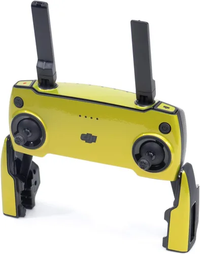 Wrapgrade Skin compatible con DJI Mavic Mini | Mando a distancia (amarillo limoncino)