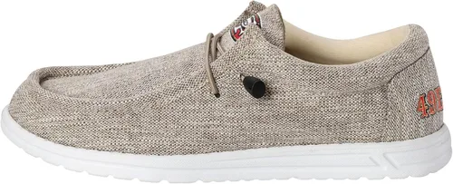 Miniatura 54 de FOCO Men's NFL Team Logo Lightweight Loafers Lace Up Cotton Knit Shoes