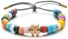 Miniatura 3 de MIRFREYR Pulsera de piedra natural con cuentas de cristal de curación natural, unisex, ajustable