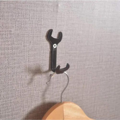 Miniatura 3 de 4 ganchos con forma de llave vintage, ganchos de pared negros para baño, cocina, hogar u oficina, uso para colgar ropa, sombreros, toallas, ropa