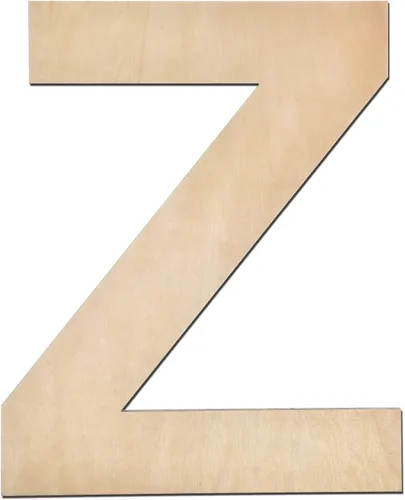 Miniatura 66 de Letra M de madera de 12 pulgadas de grosor, letra de madera grande sin terminar de 1/4 de pulgada de grosor para decoración de pared del hogar