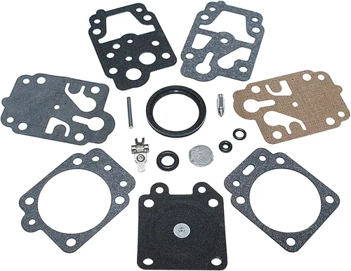 Miniatura 2 de Para Honda GX25 GX25N GX25NT GX25T GX35 4-Cycle Motor Timmer Brush Cutter Piezas de repuesto, 10 PC Carb Kit, Para Walbro K10-WYJ Carb Kit