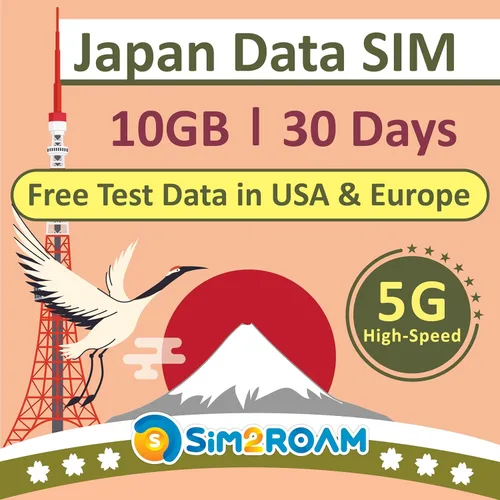 Miniatura 21 de Datos de Japón SOLO tarjeta SIM 15 días Datos de Internet ilimitados (10 GB a 4G LTE de datos de alta velocidad luego baja a 128 kbps) Red