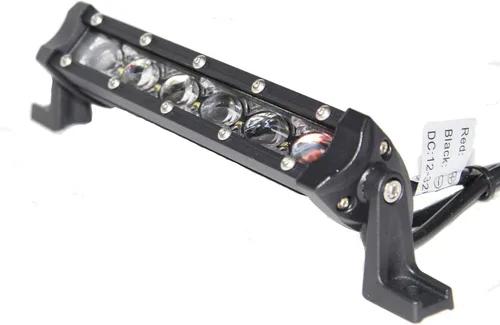 Barra de luz led de 14 pulgadas y 60 W, luz de conducción de una sola fila, lámpara led 6D todo terreno para vehículos todo terreno, camioneta,