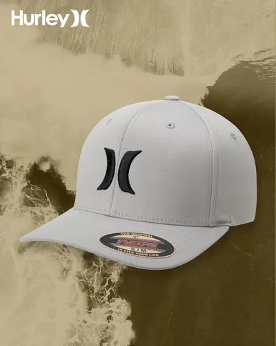 Miniatura 139 de Hurley Gorra de béisbol para hombre - Flexfit - Gorras de béisbol ajustadas para hombre (tamaños: S-XL)