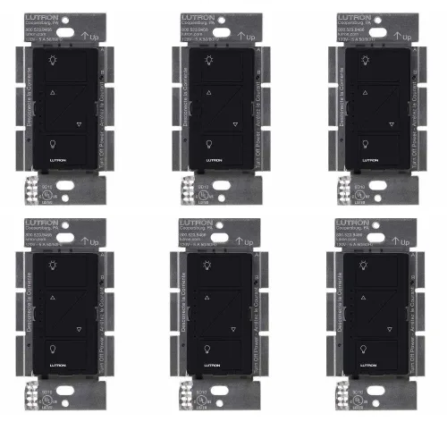 Miniatura 29 de Lutron Caseta - Interruptor de atenuación inteligente original (requiere Lutron Smart Hub), para luces LED, 150 vatios, un solo polo/3 vías, no Negro