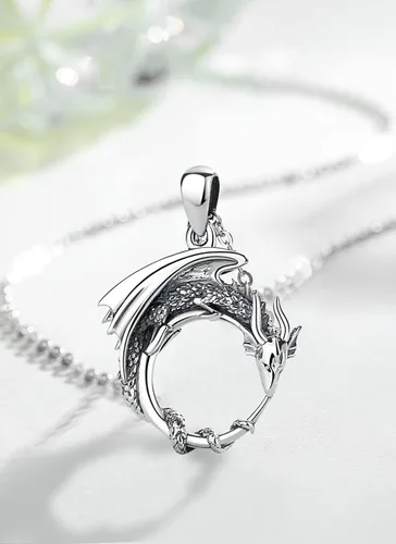 Miniatura 3 de CELESTIA Collares vikingos de plata de ley 925 para hombres y mujeres, martillo de Thorslobo vikingorunas vikingasYggdrasil