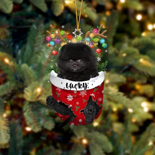 Miniatura 62 de Adorno de Navidad personalizado para perro Airedale Terrier en bolsillo de nieve, adorno para árbol de Navidad, idea de regalo para amantes