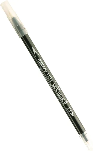 UCHIDA Marvy - Rotulador de punta extra fina Le Plume II de doble extremo, suministros de arte, transparente