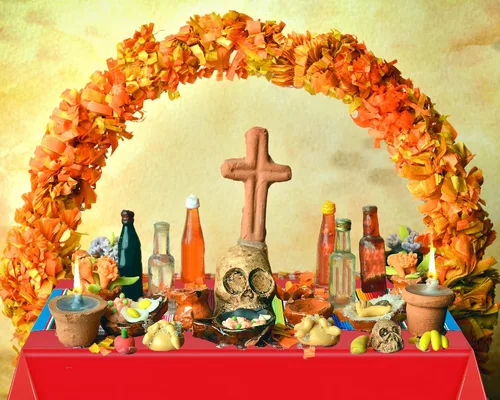 Miniatura 5 de Mixweer Juego de camino de mesa y mantel mexicano de algodón, mantel desechable de plástico con serape mexicano, mantel rectangular de plástico