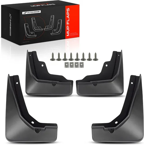 Miniatura 13 de A-Premium Juego de 4 protectores contra salpicaduras de barro compatibles con Cadillac XT4 2019-2020, Sport Utility de 4 puertas, con accesorios