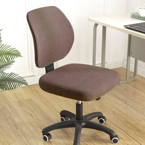 Miniatura 4 de Sunnyway Funda elástica para asiento de silla de oficina, extraíble y elástica, funda de asiento para silla de computadora, de elastano, lavable