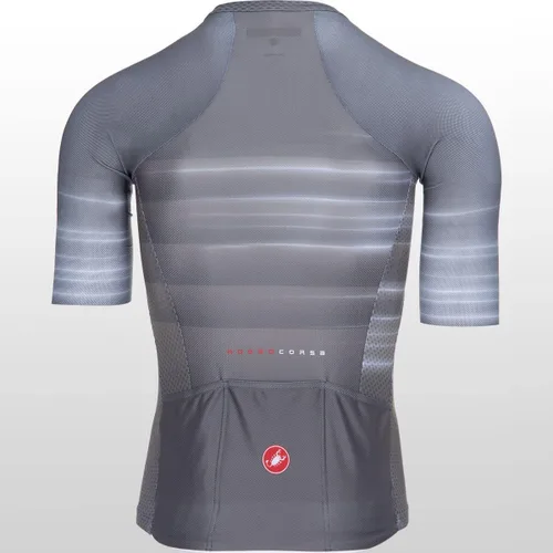Miniatura 2 de Castelli Climber's 3.0 - Camiseta de edición limitada con cremallera completa para hombre, gris plomizoplateado, talla M