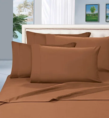 Miniatura 10 de Elegant Comfort Juego de sábanas de 4 piezas resistentes a las arrugas, calidad de hotel 1500 premium, ultra suave, tamaño individual, aguamarina