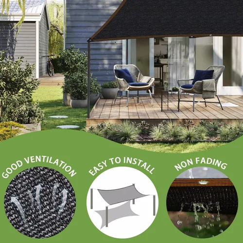 Miniatura 5 de DGSL Cubierta de tela de 40% sombra para invernadero con ojales, lona de malla de 10 pies x 16.4 pies para pérgola, plantas de patio, gallinero