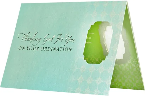 Miniatura 2 de DaySpring - Ordenación - Agradeciendo a Dios por ti - 6 tarjetas y sobres premium (80947)