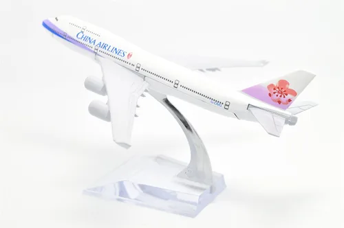 Miniatura 8 de TANG DYNASTY (TM) 1:400 6.3 in B747-400 Taiwán China Airlines Metal Avión Modelo Avión Modelo Avión Juguete