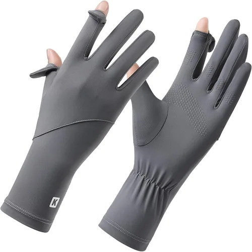 Miniatura 8 de SUJAYU Guantes de protección UV ultra finos para mujer, protección solar UPF para pantalla táctil transpirable