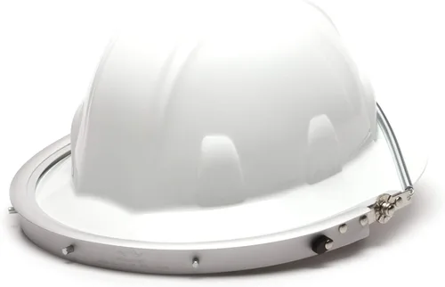 Miniatura 3 de Pyramex - Casco de aluminio con visera completa, adaptador de protector facial
