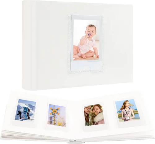Miniatura 3 de Polaroid - Paquete de 2 álbumes de fotos con espacio de escritura, ventana frontal, álbumes de fotos Polaroid de 3 pulgadas para cámara instantánea