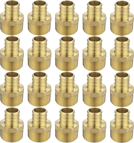 Miniatura 13 de Acoplamiento de engarce de púas PEX de 1 pulgada para tubería PEX-A/B/C (paquete de 15)