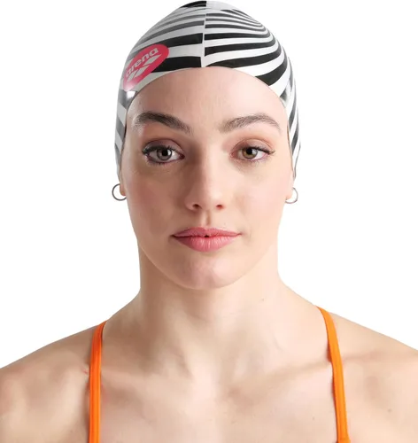 Miniatura 2 de Arena Gorro de natación unisex de silicona suave para mujeres y hombres, entrenamiento intensivo, cómodo, antideslizante, largo, sombrero