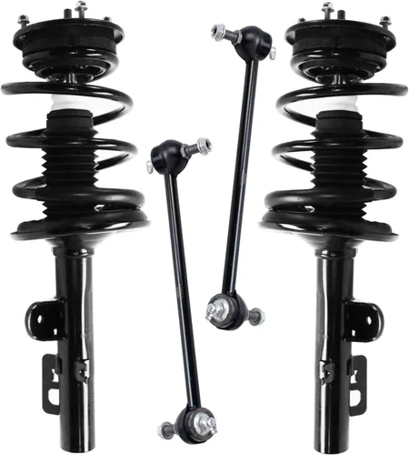 Miniatura 76 de Detroit Axle - Kit de 4 piezas RWD Puntales Delanteros Barras Estabilizadoras para Ford F-150 2021 2022 2023 2024, 2 Puntales con Resorte Helicoidal