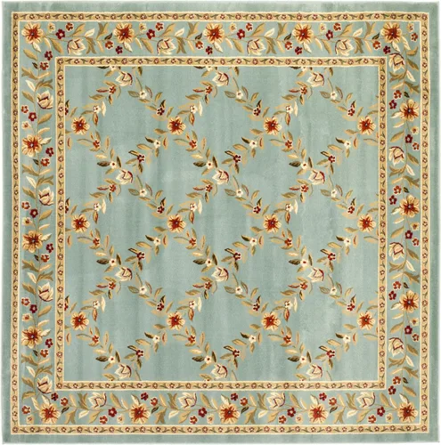 Miniatura 15 de SAFAVIEH Lyndhurst Collection - Alfombra de pasillo, 2 pies 3 pulgadas x 8 pies, color negro y marrón, diseño tradicional de enrejado floral,
