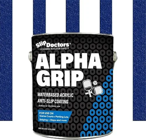 Miniatura 16 de Alpha Grip Pintura Antideslizante para Concreto y Asfalto – Revestimiento Antideslizante Ideal para Marcar Estacionamientos, Patios de Juegos y Negro