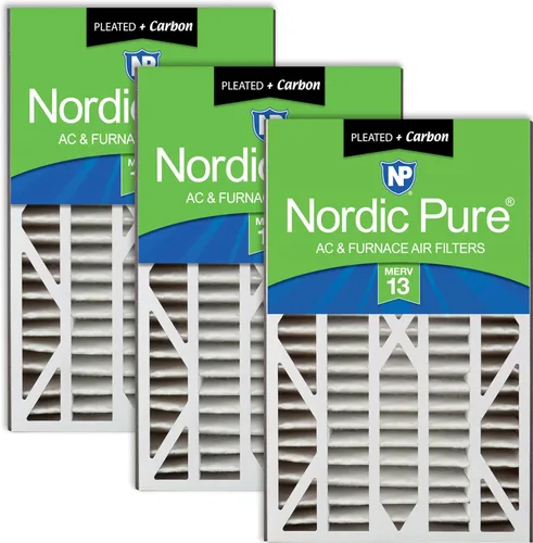 Miniatura 23 de Nordic Pure Filtros de aire de repuesto MERV 15 Plus Carbon Trion Air Bear Cub de 16 x 25 x 3 (15 13/16 x 24 5/16 x 3)