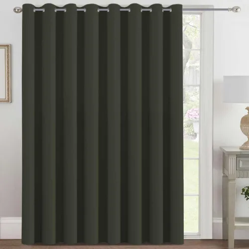 Miniatura 127 de H.VERSAILTEX - Cortinas blackout con aislamiento térmico y ojales en la parte superior, para patios, puertas correderas y división de habitaciones