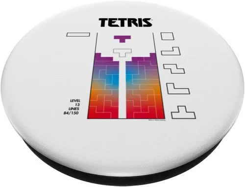 Miniatura 2 de Tetris Color Fade Game Art PopSockets intercambiables PopGrip