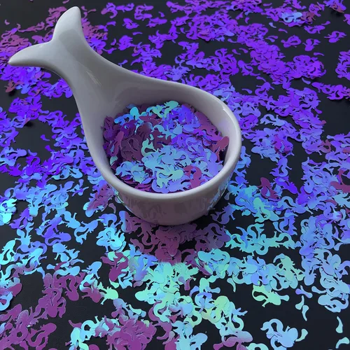 Miniatura 35 de Paquete de 0.35 onzas por paquete, astilla de 0.47 pulgadas con purpurina de huesos grandes, para festivales, rave, maquillaje, rostro, cuerpo
