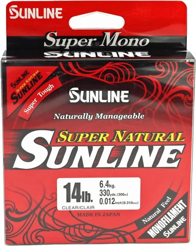 Miniatura 9 de Sunline Línea de pesca de monofilamento súper natural Natural Clear