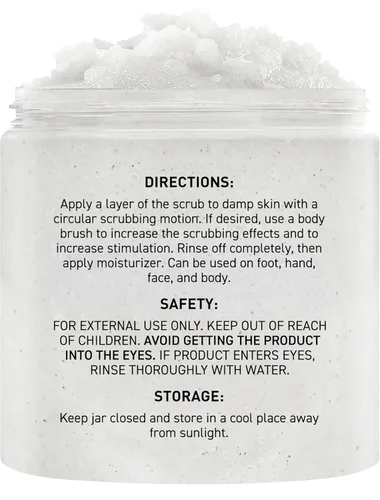 Miniatura 2 de Brooklyn Botany - Exfoliante corporal de leche de coco, exfoliante hidratante para cuerpo, rostro, manos y pies - Combate las estrías, líneas finas