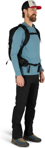 Miniatura 8 de Osprey Talon 22L Mochila de senderismo para hombre con cinturón de cadera, color azul cerámica, S/M