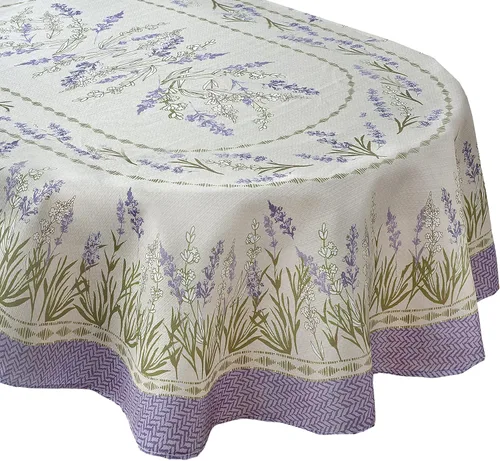 Miniatura 11 de Home Bargains Plus Provence - Juego de 8 servilletas cuadradas, estampado floral de campo de lilas Blanchard, resistentes a las arrugas y a