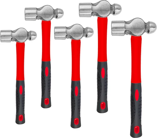 C&T Juego de martillo de bola de 5 piezas, 8, 12, 16, 24, 32 onzas