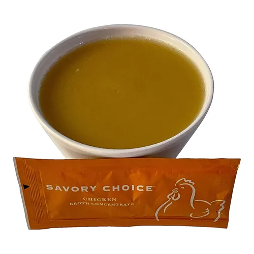 Miniatura 2 de SAVORY CHOICE Concentrado de caldo de pollo reducido en sodio, 16 paquetes (0.34 oz) - Concentrado de caldo de pollo sin gluten, sin diario sin OMG