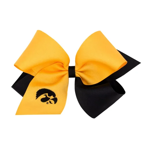 Miniatura 54 de Divine Creations - Lazo para el pelo de dos tonos para niñas con temática universitaria para el día del juego, por Wee Ones en un clip WeeStay