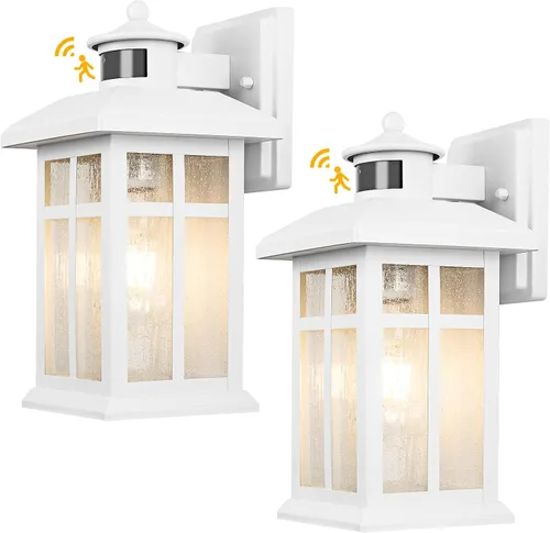 Miniatura 11 de Luz de Porche Actualizada de Anochecer a Amanecer, Accesorios de Iluminación Exterior de Montaje en Pared Bronce Frotado con Aceite, Luces de Porche